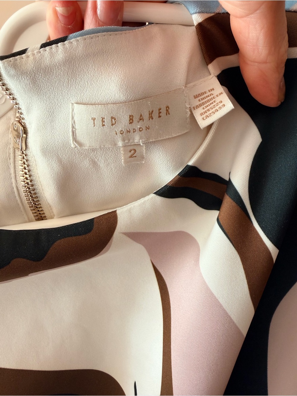 Ted Baker London  Abstract Floral Midi Dress - Picture 4 of 6